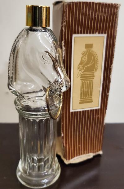 AVON COLOGNES AND PERFUMES PONY POST DECANTER/COLOGNE BOTTLE.