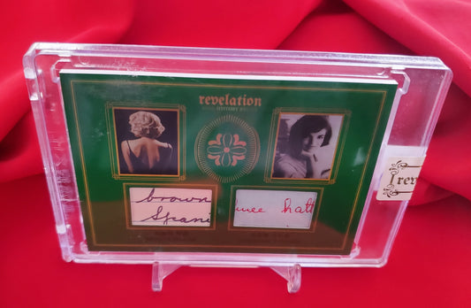 MARILYN MONROE & JACQUELINE KENNEDY HANDWRITING PATCH DUO