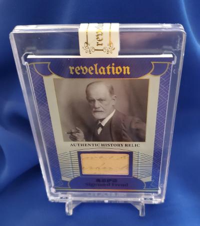 SIGMUND FREUD AUTHENTIC RELIC HANDWRITING PATCH